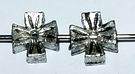 PJ394 Crosses alloy silhouette, ,9x4mm/10pcs ,antique color (-2 0)
