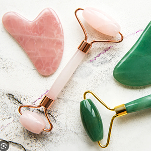 Gua Sha and Roller massage stones