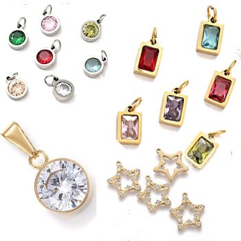 Stainless Steel With Cubic Zirconia
